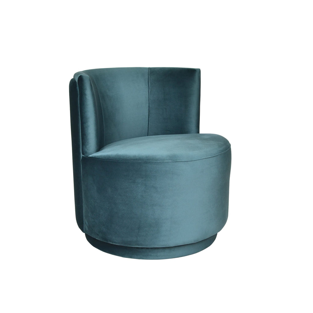 Accent & Occasional Chairs Petit Swivel Chair – Steel Blue