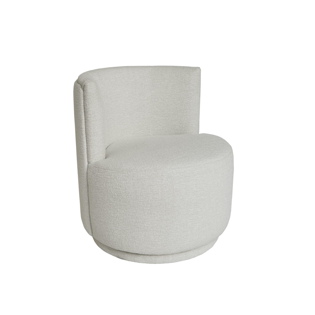 Accent & Occasional Chairs Petit Swivel Chair – Textured Pearl