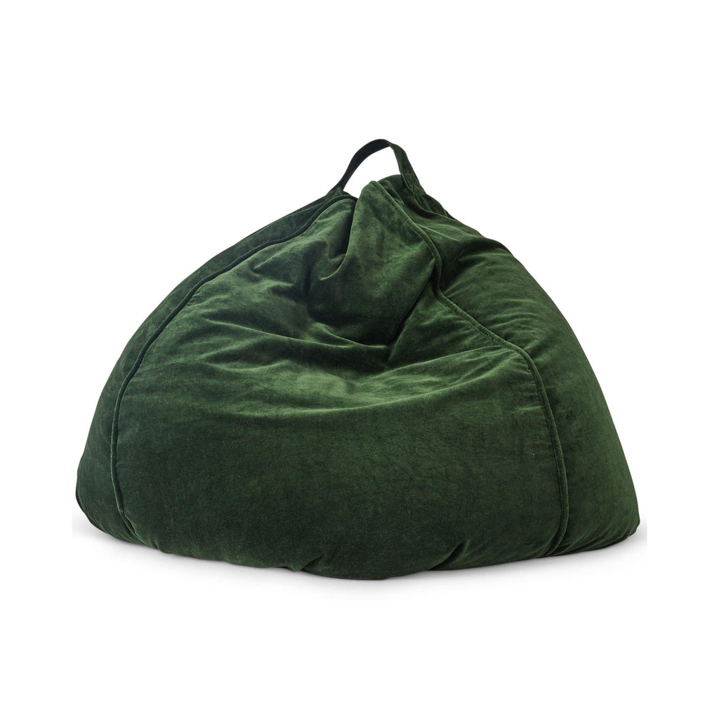 Bean Bag Chairs Kombu Green Velvet Beanbag One Size