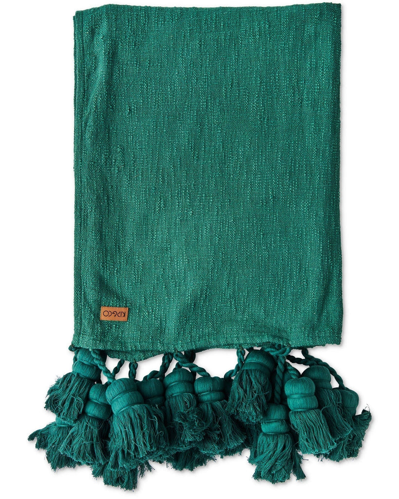 Blankets Evergreen Tassel Throw