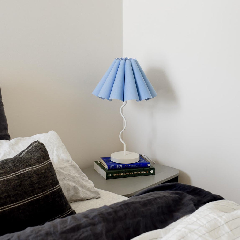 Lamps Cora Table Lamp - Tranquil Blue / White