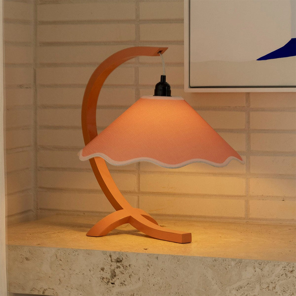 Lamps Kira Table Lamp - Coral / Cream