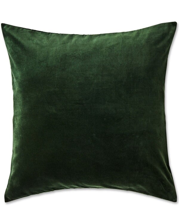 Pillowcases & Shams Kombu Green Velvet European Pillowcases Set Of 2 Standard