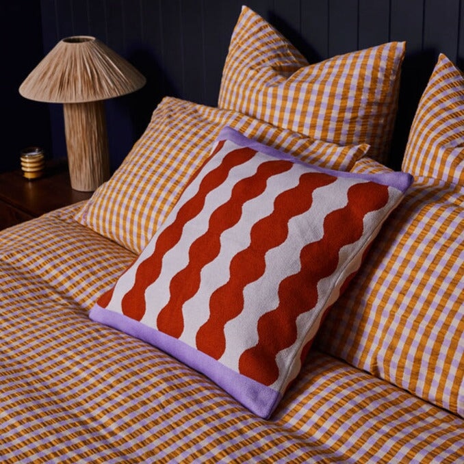 Pillowcases & Shams Mango Seersucker Standard Pillowcase Set