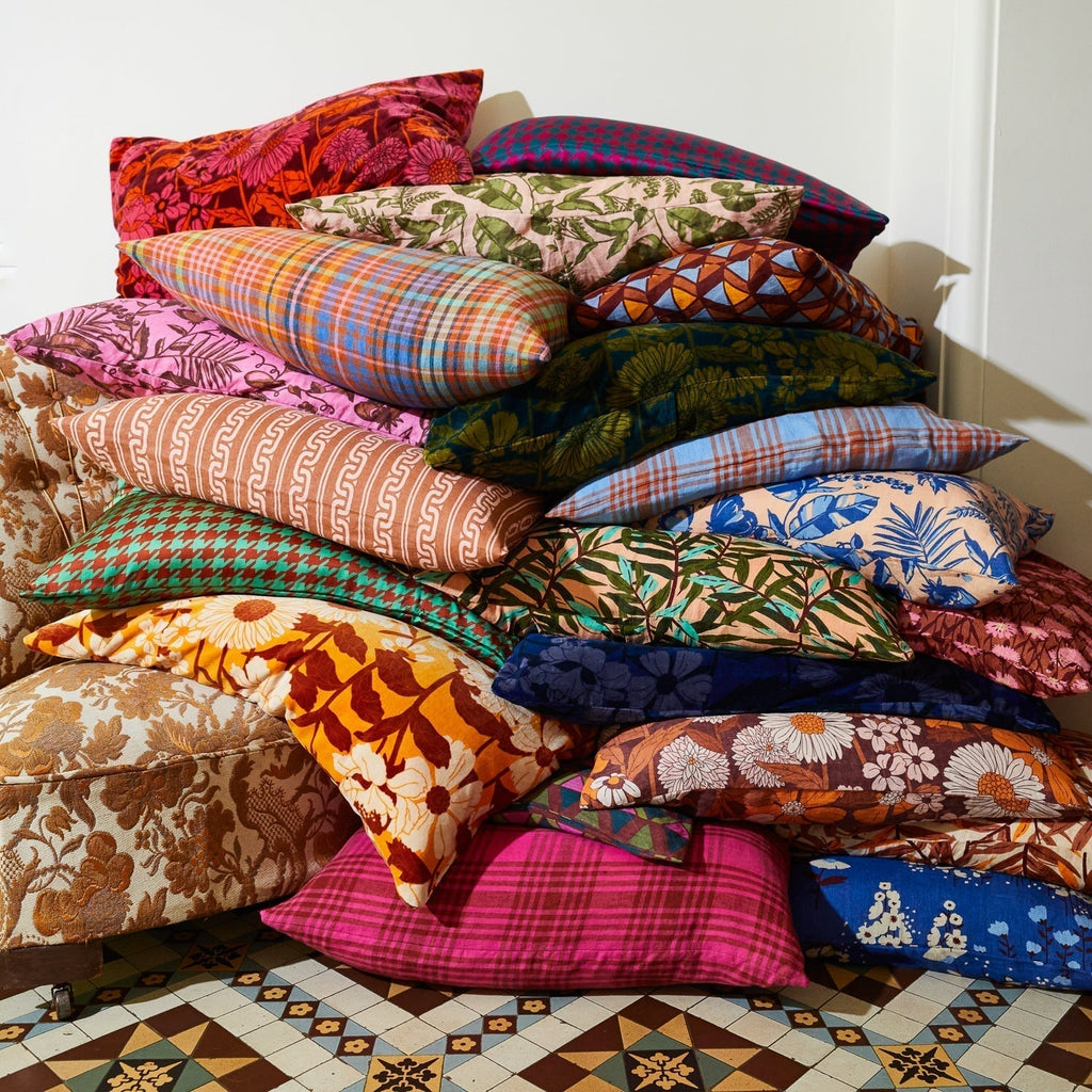 Pillowcases & Shams Safia Linen Pillowcase Set Tiramisu Standard