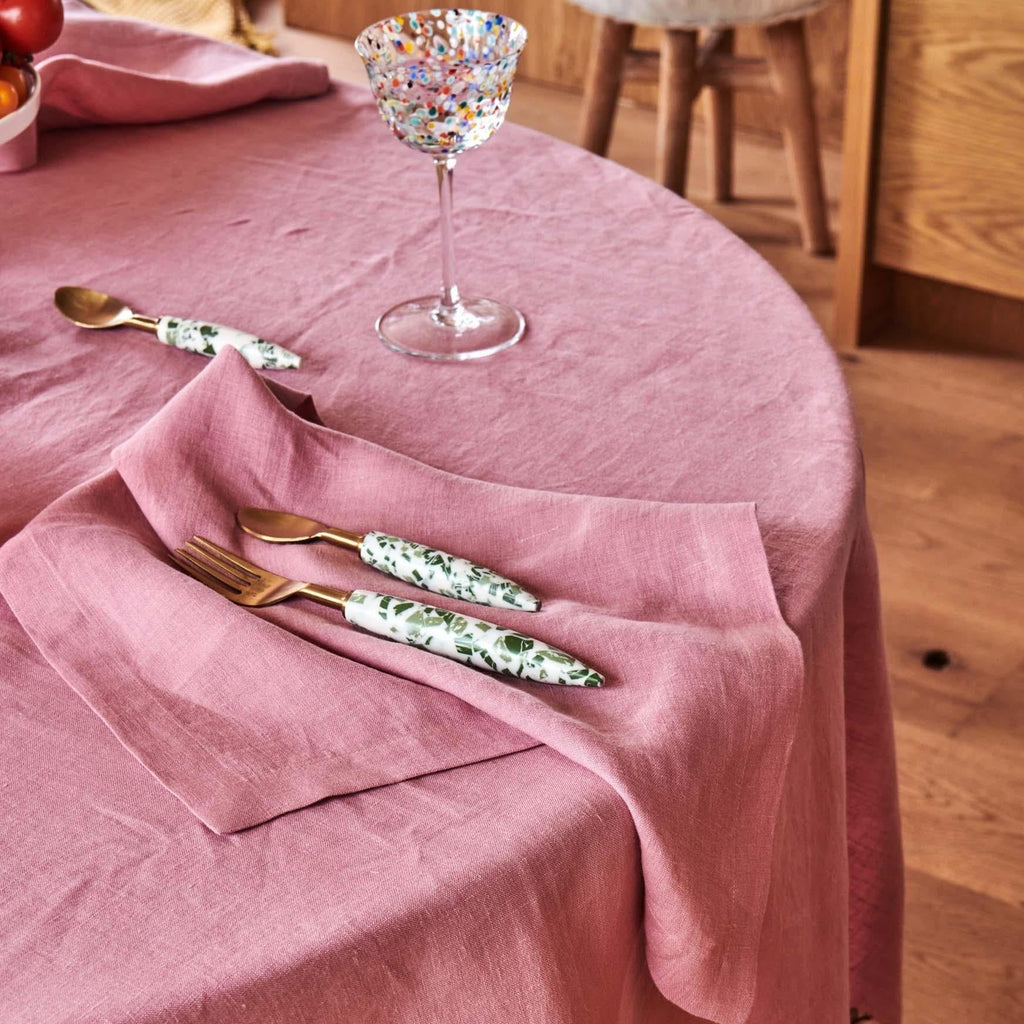 Tablecloths Peony Rectangular Linen Tablecloth