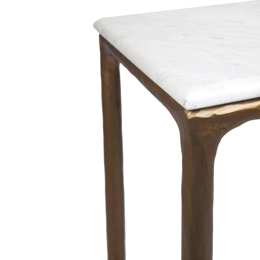 Accent Tables Esmond Marble Console Table Small