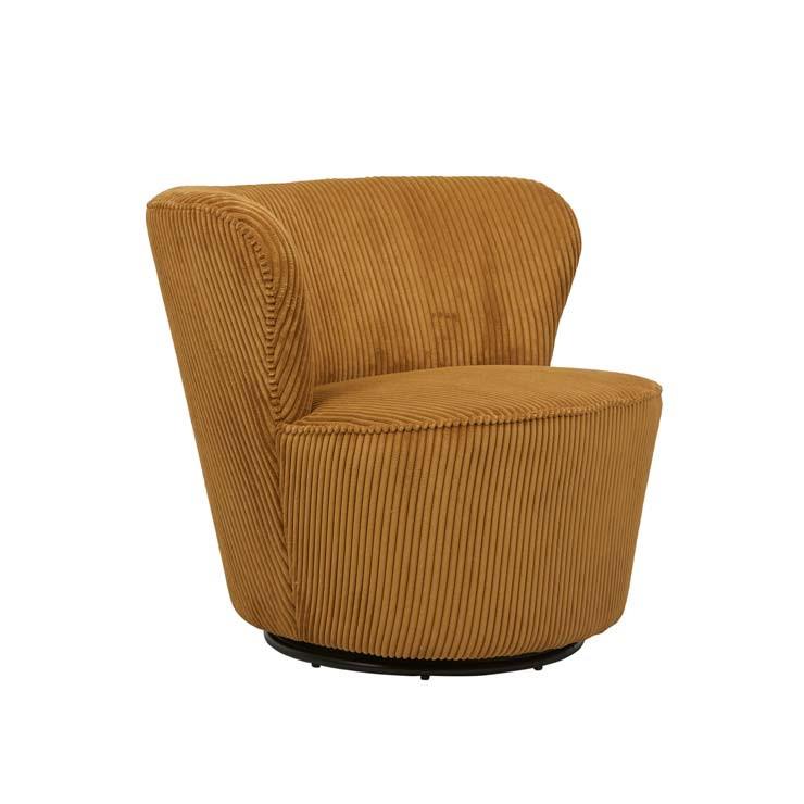 Chairs Mustard Kennedy Swivel Occasional Chair