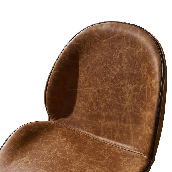 Chairs Titan Brown Leather Beetle Chair
