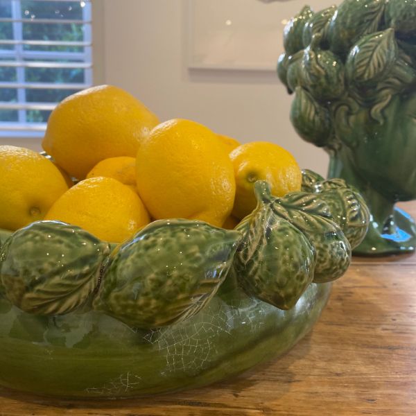 Decorative Bowls Mode Lemon Bowl Green 33DX6.5H
