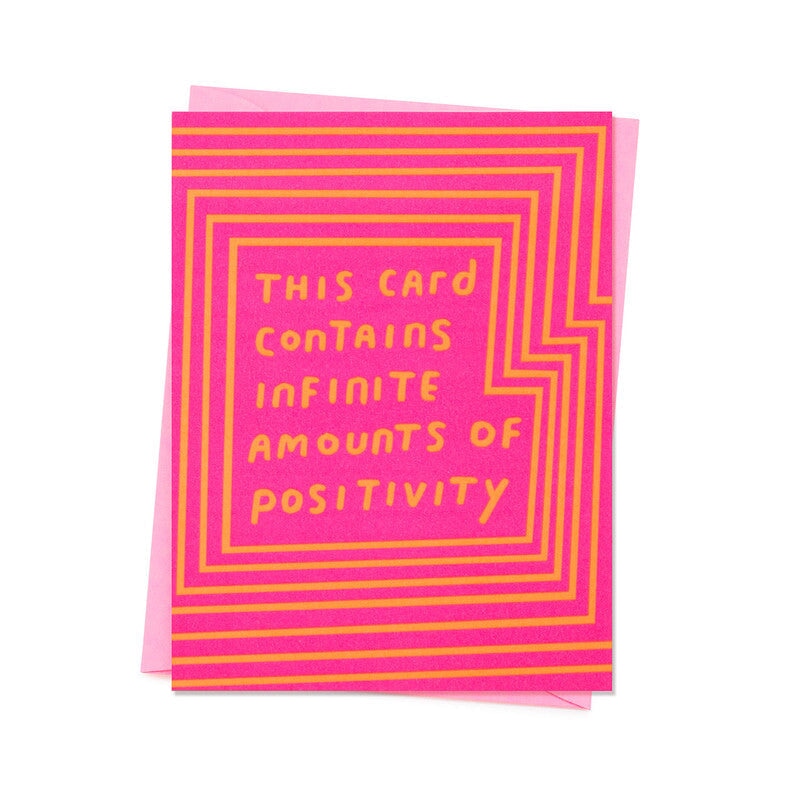 Greeting & Note Cards Ashkahn Single Card Infinite Positivity