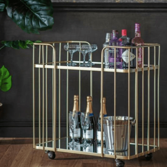 Kitchen & Dining Carts Visage Drinks Trolley Champagne Ex-Display