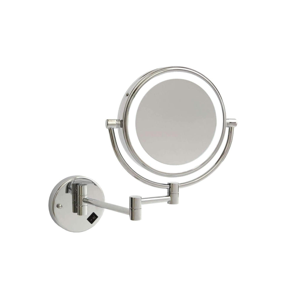 5X Magnifying Mirror With Light Chrome--VAVOOM