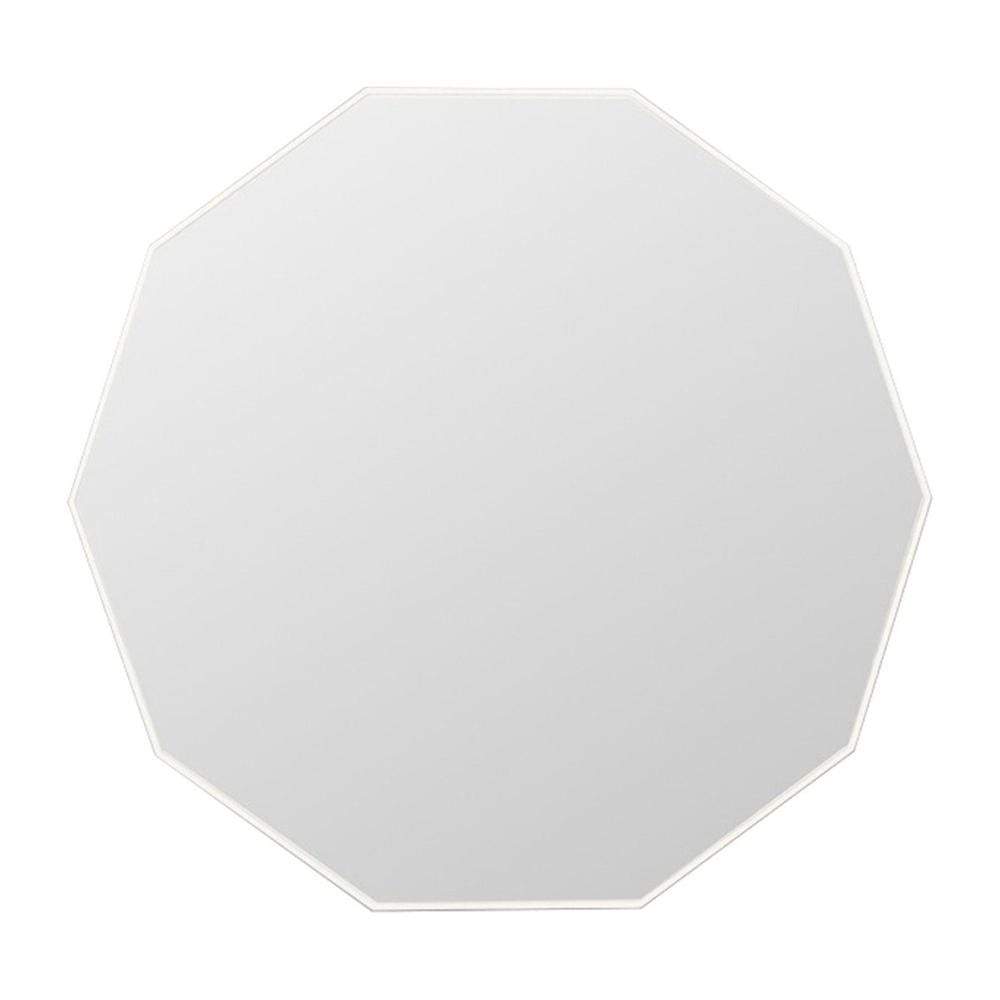 Mirrors Flynn Geometric Mirror - Bright White - 90CM