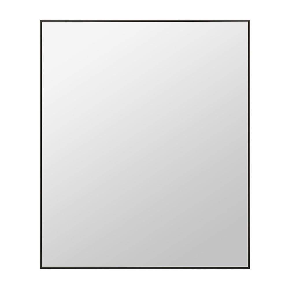 Mirrors Flynn Rectangular Mirror - Black 100 x 120CM