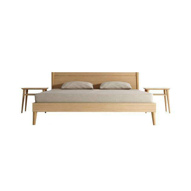 Shop By Room Vintage Queen Sized Bed Oak