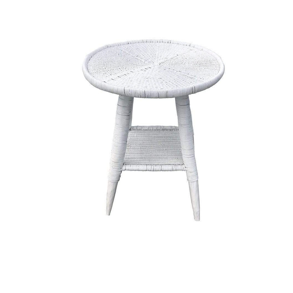 Side Tables Africana Malawi Side Table - White