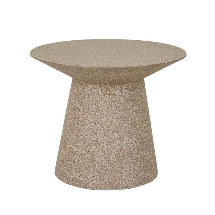 Side Tables Terracotta Speckle Livorno Round Side Table