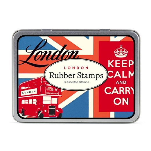 Stamp Blocks London Rubber Stamp Set