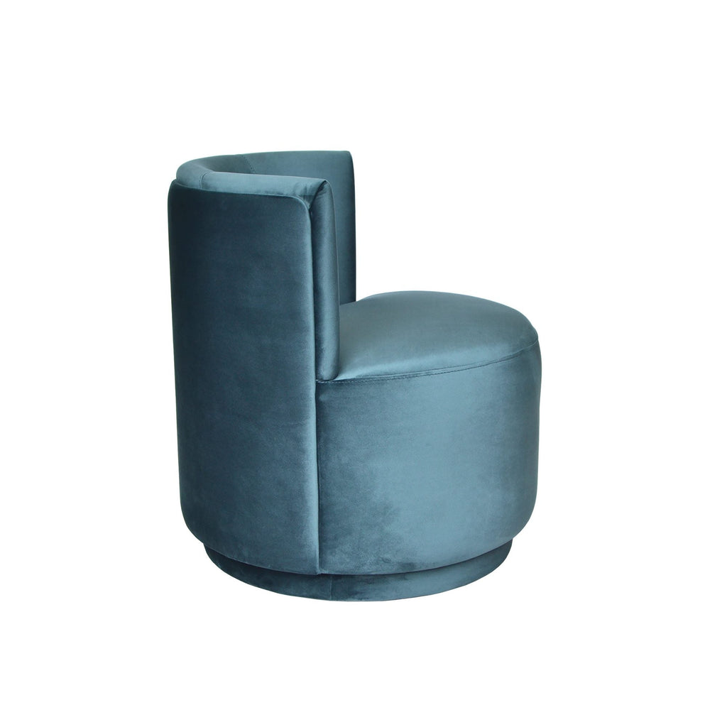 Accent & Occasional Chairs Petit Swivel Chair – Steel Blue