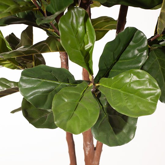 Artificial Flora Fiddle Leaf Tree Green 213cmh