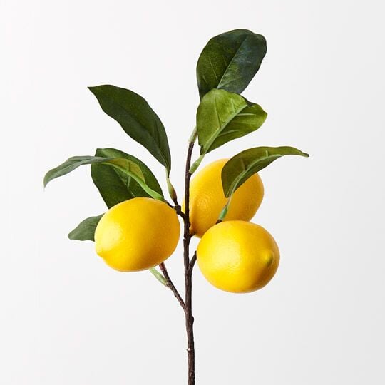 Artificial Flora Fruit Lemon Spray