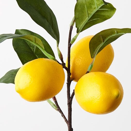 Artificial Flora Fruit Lemon Spray
