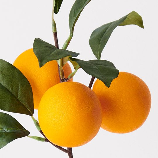 Artificial Flora Fruit Orange Spray