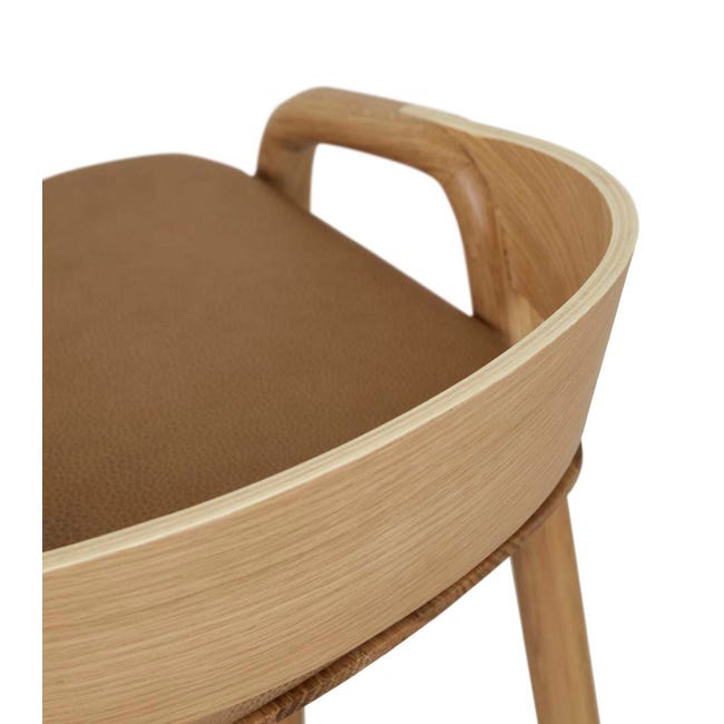 Bar Stools Tolv Inlay Upholstered Barstool