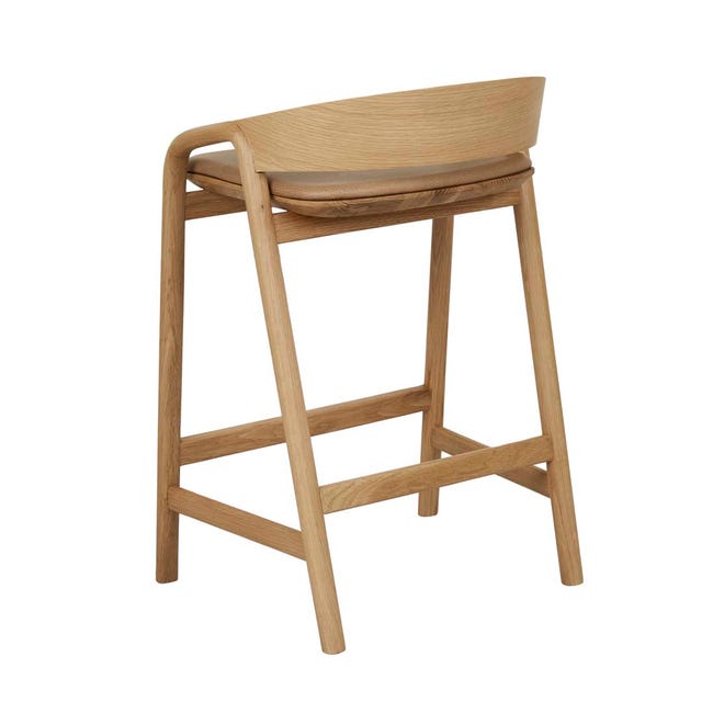 Bar Stools Tolv Inlay Upholstered Barstool