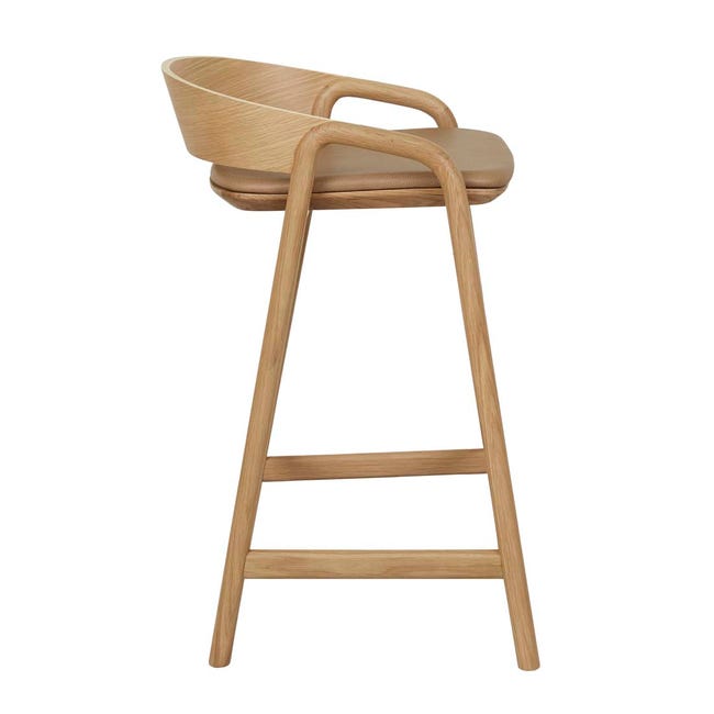 Bar Stools Tolv Inlay Upholstered Barstool