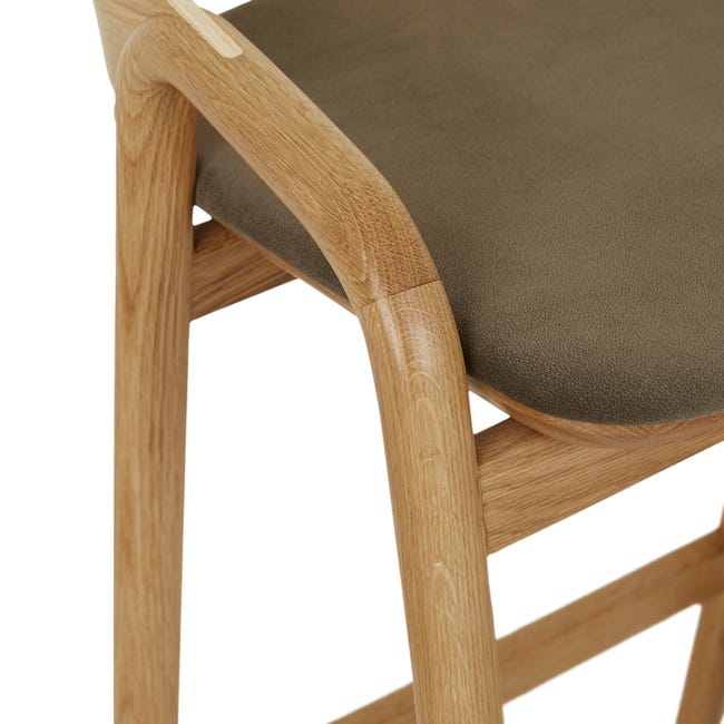 Bar Stools Tolv Inlay Upholstered Barstool