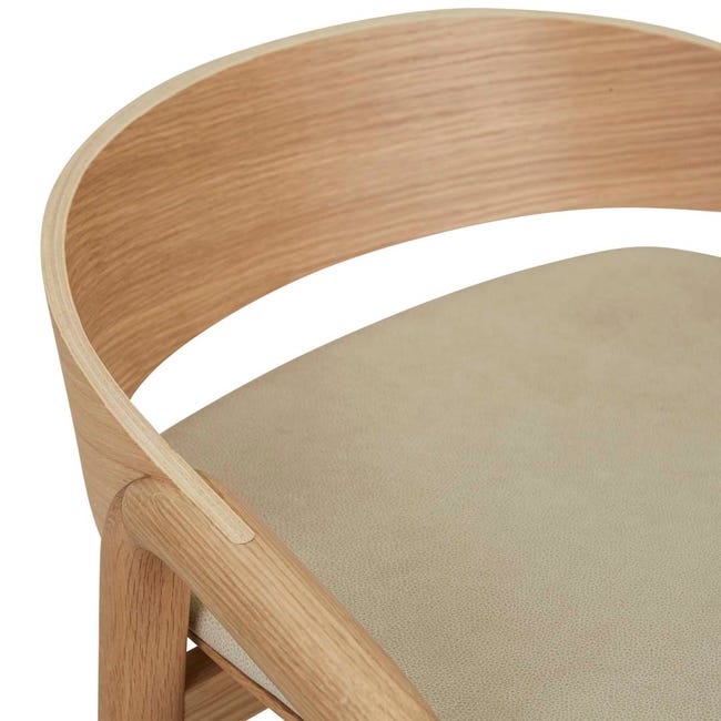 Bar Stools Tolv Inlay Upholstered Barstool