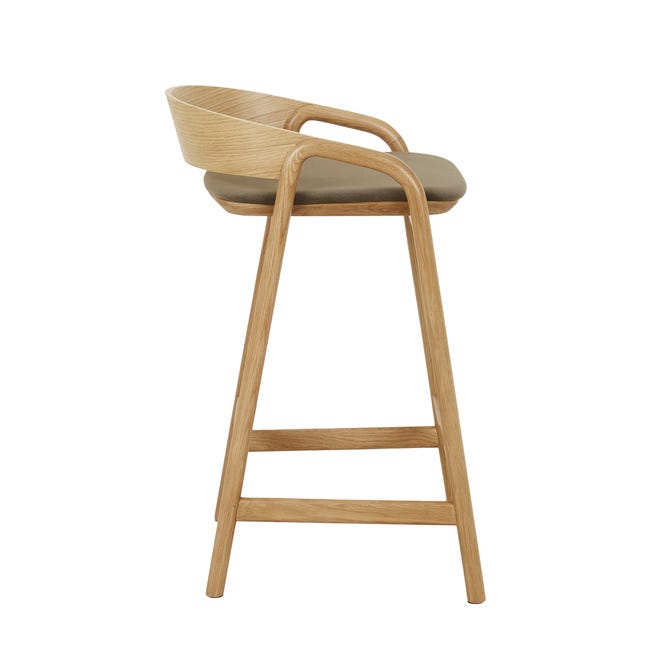 Bar Stools Tolv Inlay Upholstered Barstool
