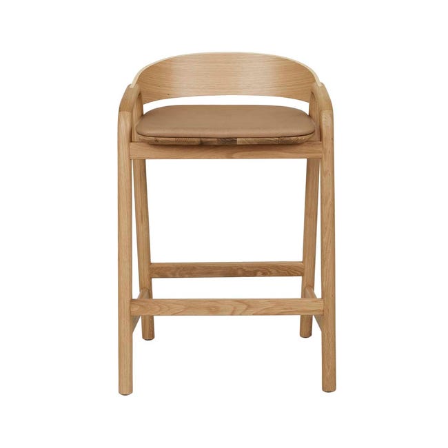 Bar Stools Tolv Inlay Upholstered Barstool