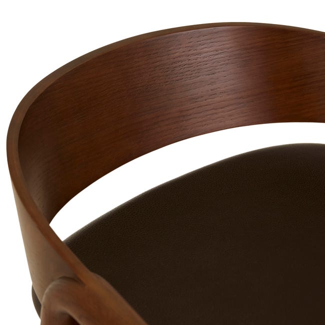 Bar Stools Tolv Inlay Upholstered Barstool