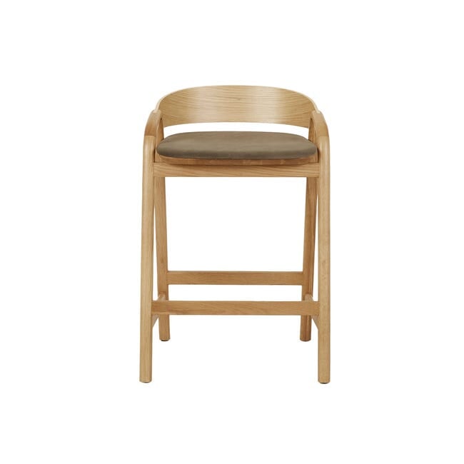 Bar Stools Tolv Inlay Upholstered Barstool