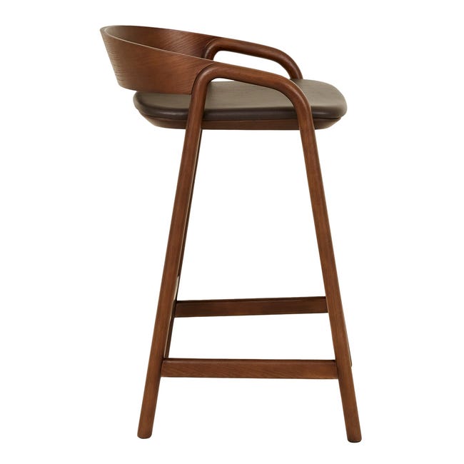 Bar Stools Tolv Inlay Upholstered Barstool