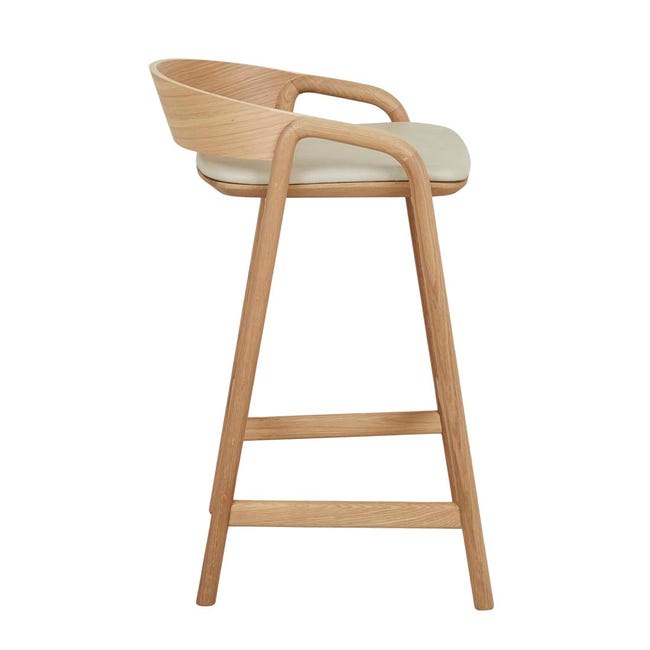 Bar Stools Tolv Inlay Upholstered Barstool