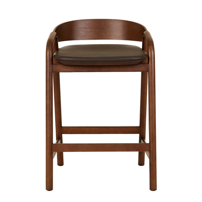 Bar Stools Tolv Inlay Upholstered Barstool