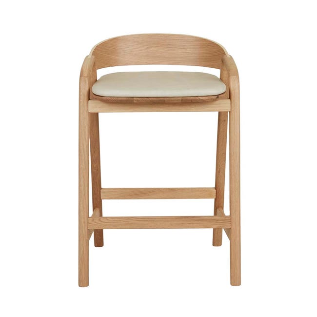 Bar Stools Tolv Inlay Upholstered Barstool