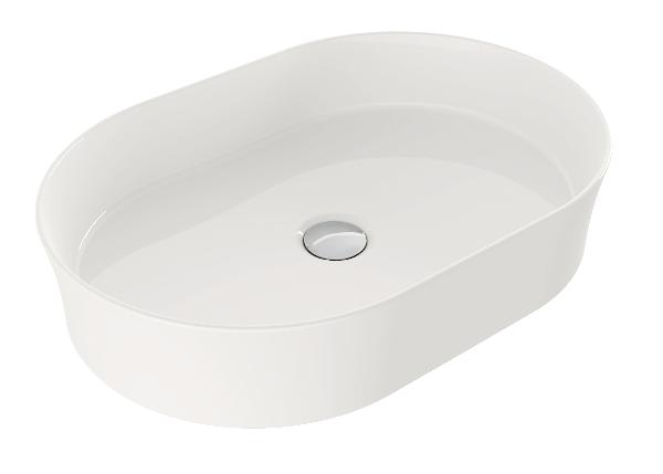 Basins Fino 55x38 Counter Top Basin - Gloss White