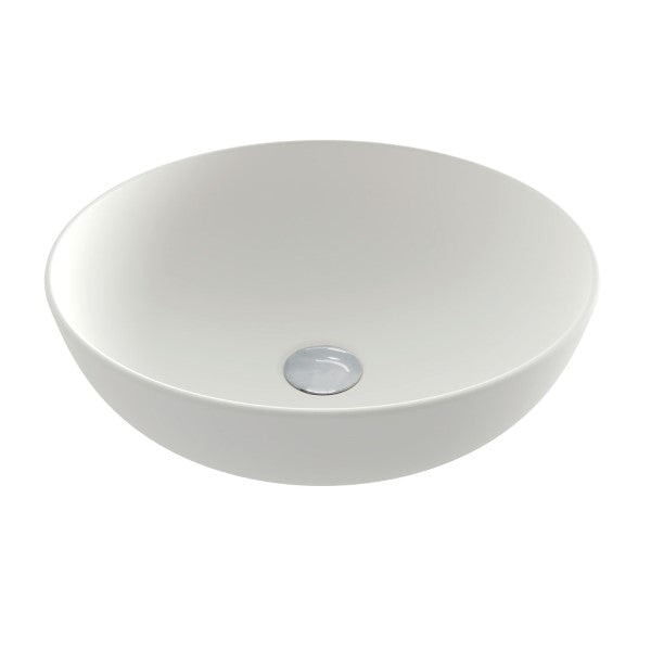Basins Fino Round 379 Counter Top Basin - Matte White