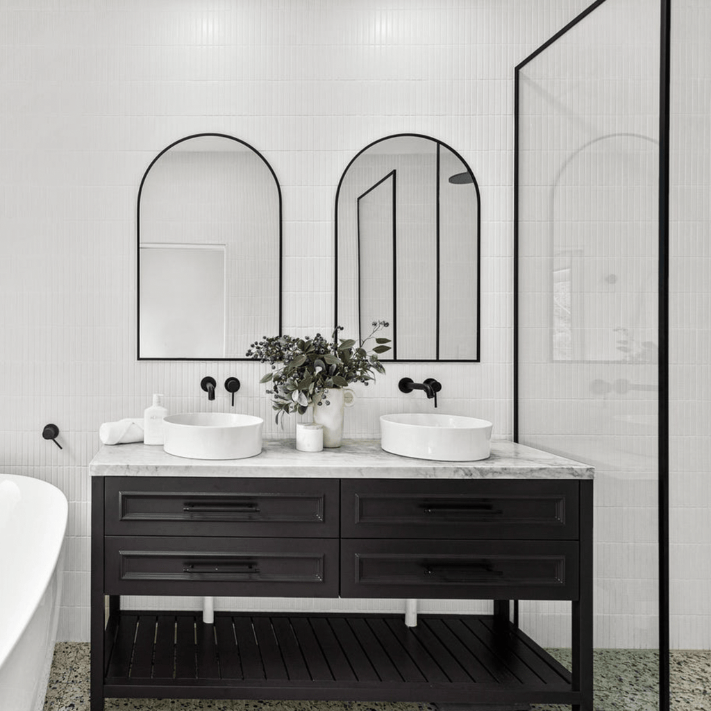 Basins Fino Round 382 Counter Top Basin - Gloss White