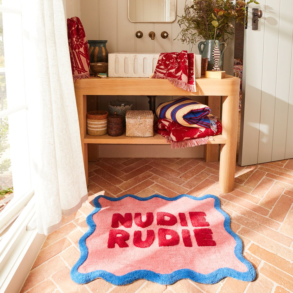 Bath Mats & Rugs Amalie Nudie Bath Mat - Hibiscus