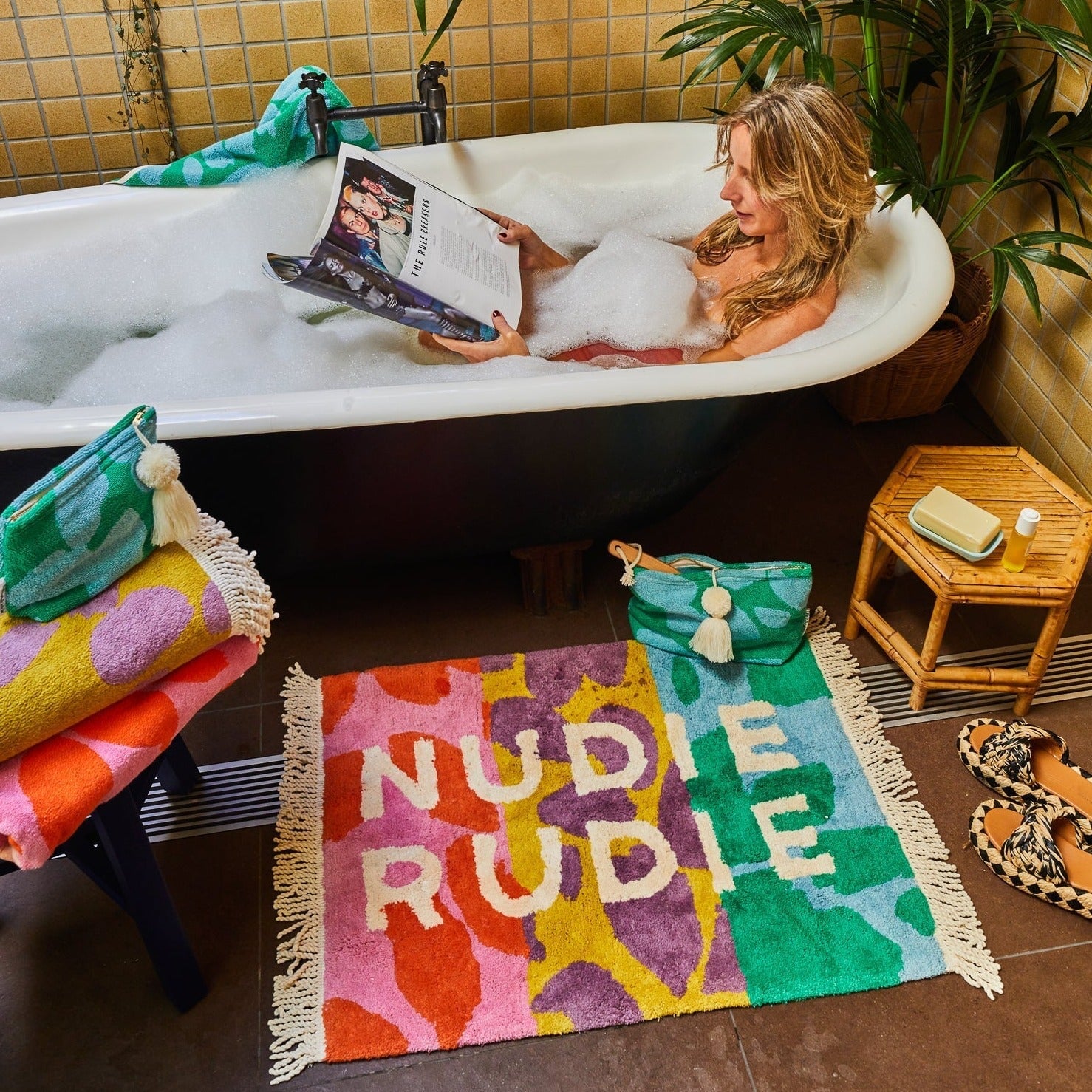 Buy the Hermosa Nudie Rudie Bath Mat Online VAVOOM