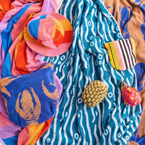 Beach Towels Surfs Up Terry Beach Towel