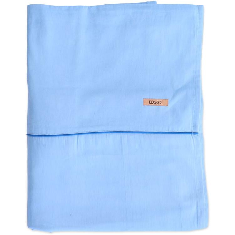 Bed Sheets Glow In Blue Bird Bamboo Cotton Flat Sheet