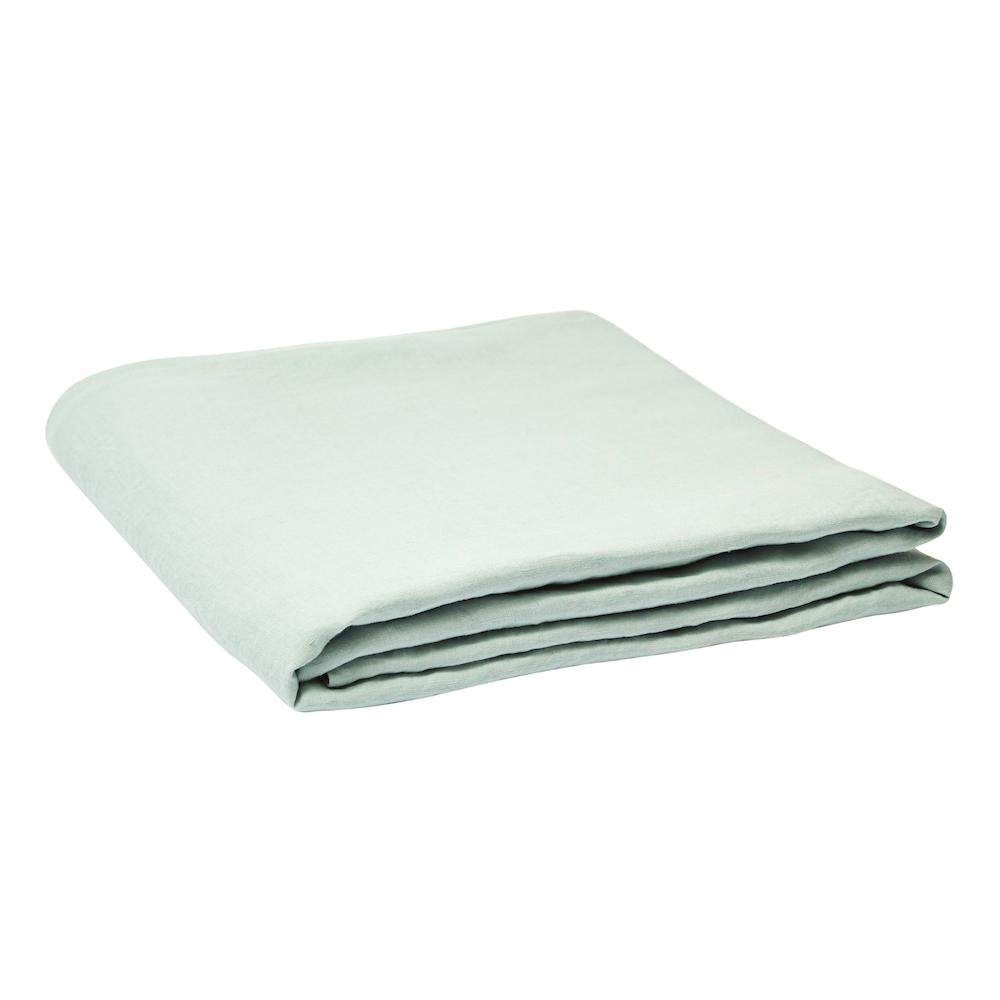 Bed Sheets Linen Flat Sheet - Moonlight - King