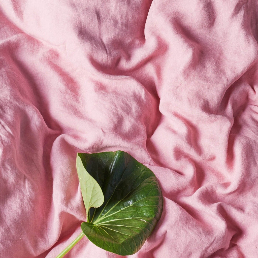 Bed Sheets Peony Linen Fitted Sheet